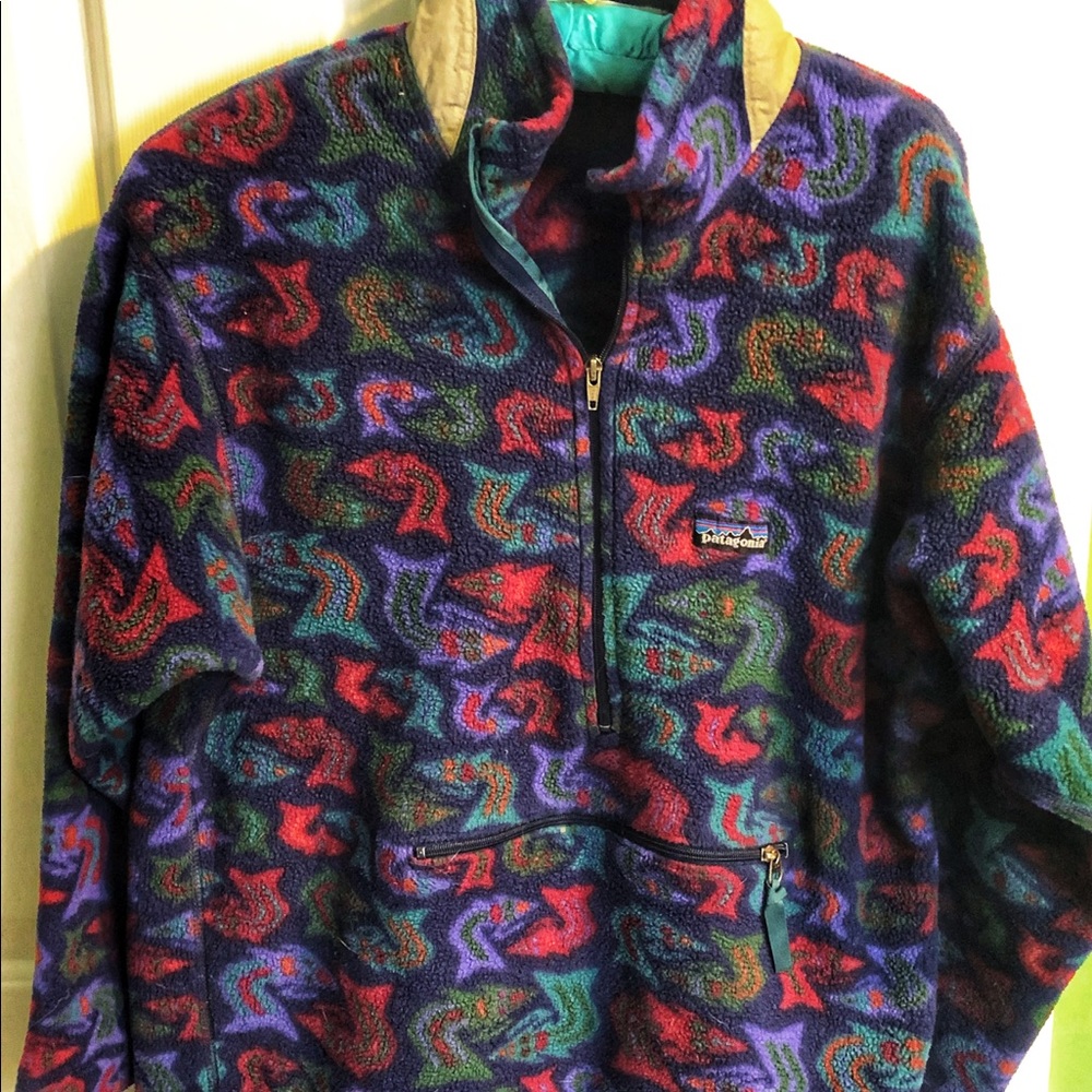 Patagonia Fleece With Zippered Kangaroo Pocket